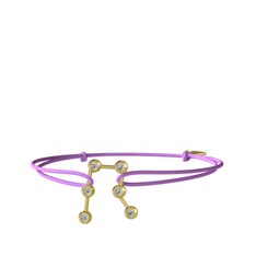 Gemini Bileklik - Swarovski 925 ayar altın kaplama gümüş bileklik #5lb6fg