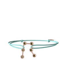 Gemini Bileklik - Peridot 8 ayar rose altın bileklik #6v3hm9