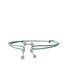 Gemini Bileklik - Swarovski 8 ayar beyaz altın bileklik #93n5y6