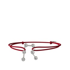 Gemini Bileklik - Swarovski 18 ayar beyaz altın bileklik #qggm8g