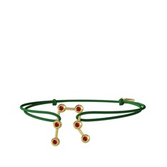 Gemini Bileklik - Garnet 14 ayar altın bileklik #sy1s6m