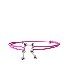 Gemini Bileklik - Kök yakut 925 ayar gümüş bileklik #wkutta