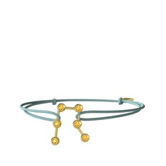 Gemini Bileklik - Sitrin 925 ayar altın kaplama gümüş bileklik #wl05cl