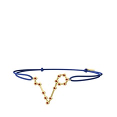 Pisces Bileklik - Garnet 18 ayar altın bileklik #12o389l