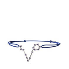 Pisces Bileklik - Ametist 925 ayar gümüş bileklik #158090s