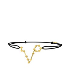 Pisces Bileklik - Sitrin 925 ayar altın kaplama gümüş bileklik #17c3f1