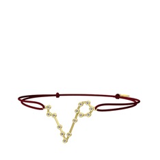 Beyaz zirkon 18 ayar altın bileklik