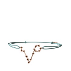 Pisces Bileklik - Dumanlı kuvars 18 ayar rose altın bileklik #18h44yj