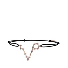 Pırlanta 14 ayar rose altın bileklik (0.225 karat)
