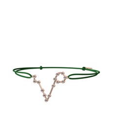 Pisces Bileklik - Pırlanta 925 ayar rose altın kaplama gümüş bileklik (0.225 karat) #1dnq5wd