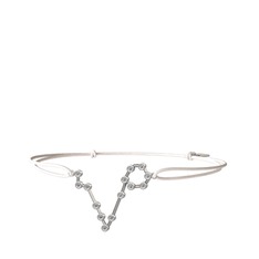 Pisces Bileklik - Swarovski 8 ayar beyaz altın bileklik #1filg1y