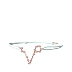 Pisces Bileklik - Pembe kuvars 14 ayar rose altın bileklik #1ftsz7q
