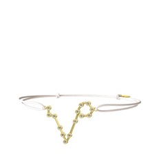 Pisces Bileklik - Swarovski 925 ayar altın kaplama gümüş bileklik #1gxlpr3