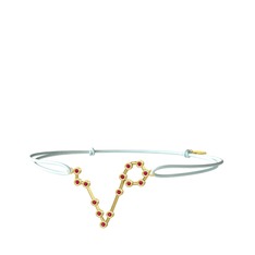 Pisces Bileklik - Rodolit garnet 18 ayar altın bileklik #1iwgcqe