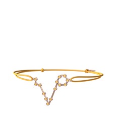 Pisces Bileklik - Sitrin 8 ayar rose altın bileklik #1p8t6j7