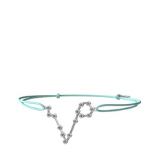 Pisces Bileklik - Pırlanta 18 ayar beyaz altın bileklik (0.225 karat) #1qam7qa