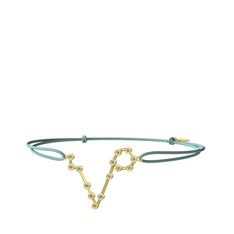 Pisces Bileklik - Swarovski 18 ayar altın bileklik #1r00lvt