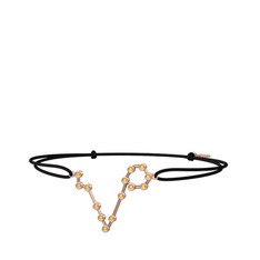 Pisces Bileklik - Sitrin 18 ayar rose altın bileklik #gny49o