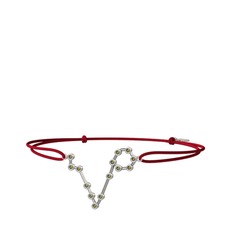 Pisces Bileklik - Peridot 18 ayar beyaz altın bileklik #kto9uo