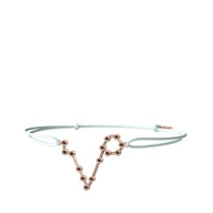 Pisces Bileklik - Dumanlı kuvars 14 ayar rose altın bileklik #lv4yo6