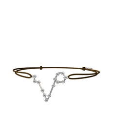 Pisces Bileklik - Swarovski 18 ayar beyaz altın bileklik #op25l5