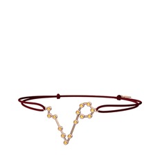 Pisces Bileklik - Sitrin 8 ayar rose altın bileklik #vuxbr6