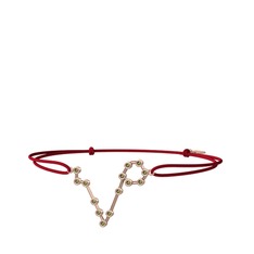 Pisces Bileklik - Peridot 925 ayar rose altın kaplama gümüş bileklik #vznzjl