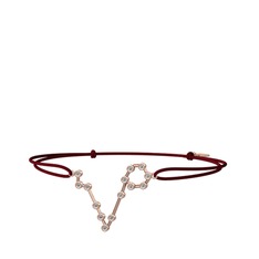 Pisces Bileklik - Swarovski 925 ayar rose altın kaplama gümüş bileklik #wyyaxt