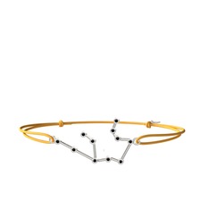 Aquarius Bileklik - Siyah zirkon 925 ayar gümüş bileklik #10kkqbo