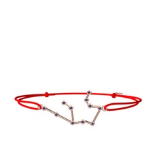 Aquarius Bileklik - Ametist 14 ayar rose altın bileklik #11s6zsl