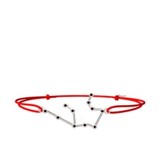 Aquarius Bileklik - Kök yakut 18 ayar beyaz altın bileklik #129y9ix