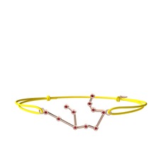 Garnet 8 ayar rose altın bileklik