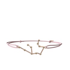 Aquarius Bileklik - Peridot 925 ayar rose altın kaplama gümüş bileklik #183t599