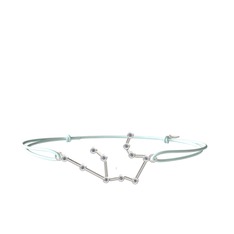 Aquarius Bileklik - Pırlanta 8 ayar beyaz altın bileklik (0.165 karat) #18lc2qs