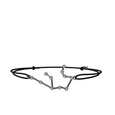 Aquarius Bileklik - Swarovski 925 ayar siyah rodyum kaplama gümüş bileklik #1b228e7