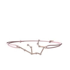 Aquarius Bileklik - Pırlanta 14 ayar rose altın bileklik (0.165 karat) #1b7vwyk