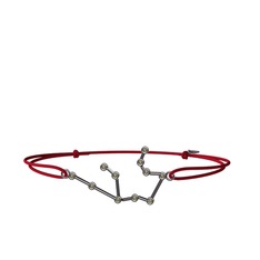 Aquarius Bileklik - Peridot 925 ayar siyah rodyum kaplama gümüş bileklik #1bf6unj