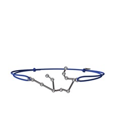 Aquarius Bileklik - Swarovski 925 ayar siyah rodyum kaplama gümüş bileklik #1gqbcli