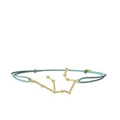 Aquarius Bileklik - Beyaz zirkon 925 ayar altın kaplama gümüş bileklik #1iewu1j