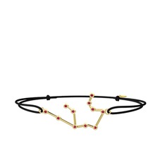 Rodolit garnet 18 ayar altın bileklik
