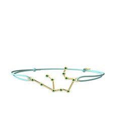 Aquarius Bileklik - Yeşil kuvars 18 ayar altın bileklik #1n8noxn