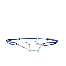 Aquarius Bileklik - Kök zümrüt 925 ayar gümüş bileklik #1nc85x4