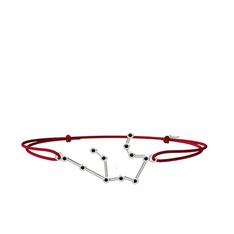 Siyah zirkon 925 ayar gümüş bileklik