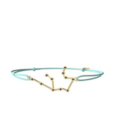 Ametist 925 ayar altın kaplama gümüş bileklik