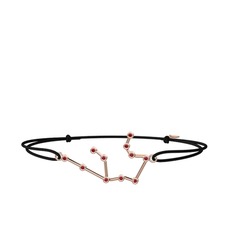 Aquarius Bileklik - Garnet 18 ayar rose altın bileklik #1omrcn0