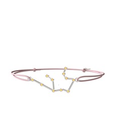 Aquarius Bileklik - Sitrin 8 ayar beyaz altın bileklik #1xw8s1t