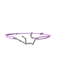 Aquarius Bileklik - Swarovski 925 ayar siyah rodyum kaplama gümüş bileklik #27au0e