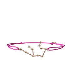 Aquarius Bileklik - Peridot 18 ayar rose altın bileklik #3rkjjz