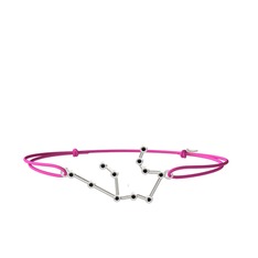 Aquarius Bileklik - Siyah zirkon 925 ayar gümüş bileklik #8cykpq