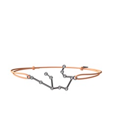 Aquarius Bileklik - Swarovski 925 ayar siyah rodyum kaplama gümüş bileklik #a9zzx8
